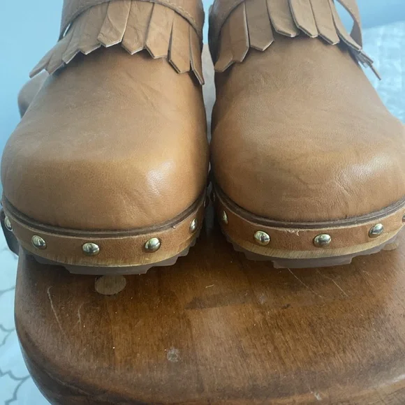 Kelsi Dagger Brooklyn Hobby Studded Leather Clogs - Picture 3 of 7